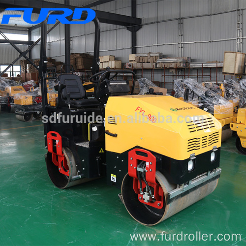 Tandem Soil Compactor with Single Vibrating Drum (FYL-900)